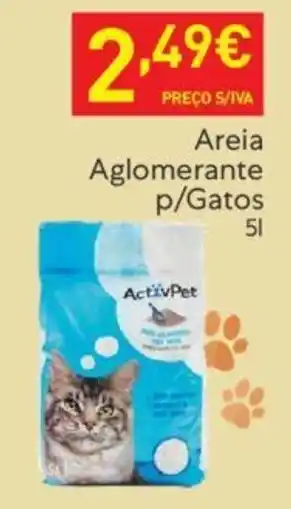 Recheio Areia Aglomerante p/Gatos 5L promoção
