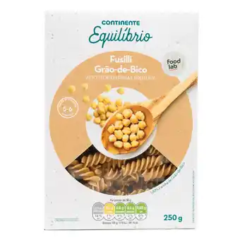 Continente Massa fusilli grão de bico promoção