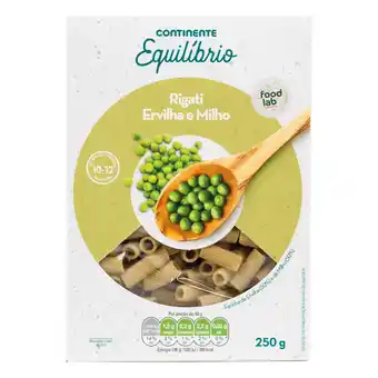 Continente Massa penne rigate ervilha e milho promoção