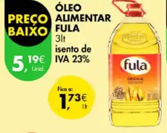 Pingo Doce ÓLEO ALIMENTAR FULA 3lt promoção