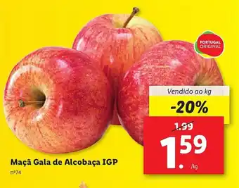 Lidl Maçã Gala de Alcobaça IGP Vendido ao kg promoção