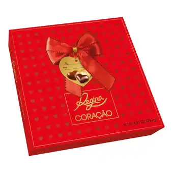 Continente Bombons de chocolate coração com laço promoção