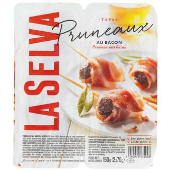 Continente Ameixas com bacon promoção