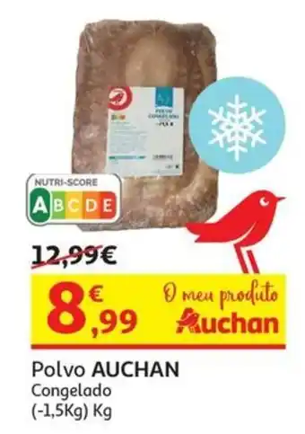 Auchan Polvo AUCHAN Congelado (-1,5Kg) Kg promoção