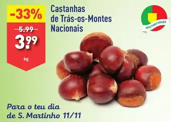 ALDI Castanhas de Trás-os-Montes Nacionais kg promoção
