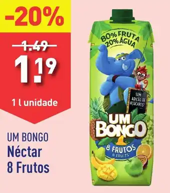 ALDI UM BONGO Néctar 8 Frutos promoção
