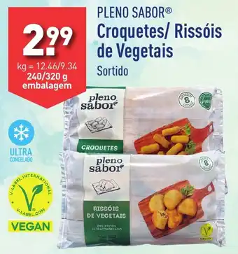 ALDI PLENO SABOR Croquetes/ Rissóis de Vegetais Sortido promoção