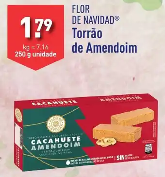 FLOR DE NAVIDAD Torrão de Amendoim