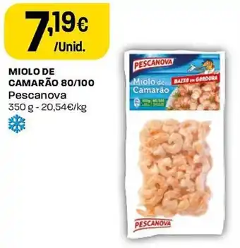 Intermarché MIOLO DE CAMARÃO 80/100 Pescanova 350 g promoção