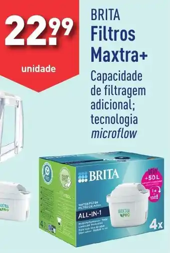 ALDI BRITA Filtros Maxtra+ promoção