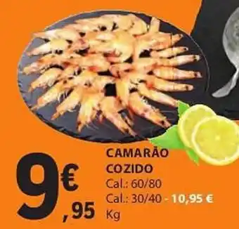 E.Leclerc CAMARÃO COZIDO Cal.: 60/80 promoção