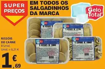 E.Leclerc RISSÓIS DE CARNE 8 Unid. promoção