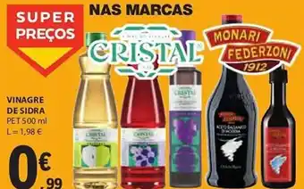 E.Leclerc VINAGRE DE SIDRA PET 500 ml promoção