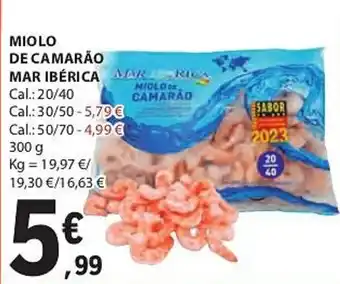 E.Leclerc MIOLO DE CAMARÃO MAR IBÉRICA promoção