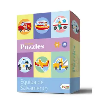 Continente Puzzle equipa de salvamento 15 peças promoção
