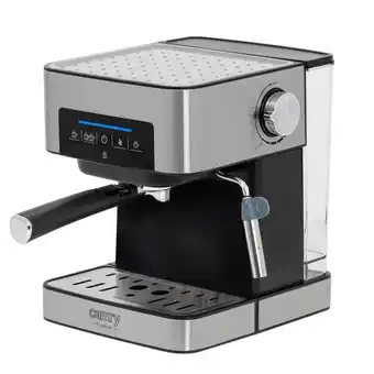 Brico Depôt Máquina de café expresso automática 15 bars, camry cr 4410 prata negra 100 promoção