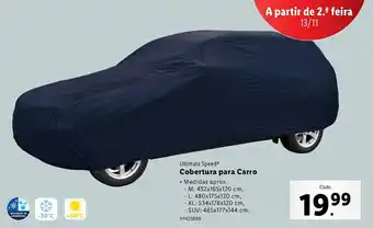Lidl Ultimate Speed Cobertura para Carro promoção
