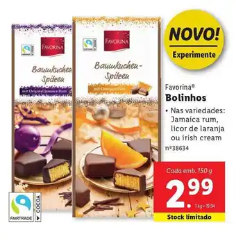 Favorina Bolinhos Cada emb. 150 g