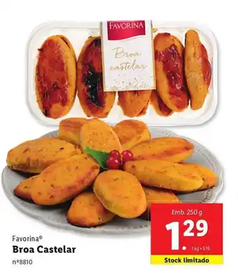 Lidl Favorina Broa Castelar Emb. 250 g promoção