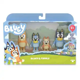 Continente Pack 4 figuras bluey (vários modelos) promoção