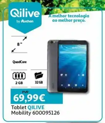 Auchan Tablet QILIVE Mobility 600095126 promoção