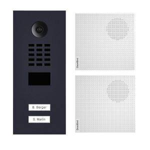 Brico Depôt Telefone de porta ip de 2 botões, montagem embutida - d2102v-ral7016-v2-ep promoção