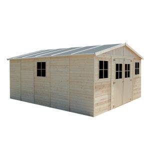 Brico Depôt Galpão jardim 20 m² - h246 x 418 x 522 cm - timbela m333+m333g promoção