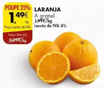 Pingo Doce LARANJA a granel kg promoção