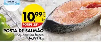 Pingo Doce POSTA DE SALMÃO Aquacultura fresco kg promoção