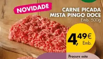 Pingo Doce CARNE PICADA MISTA PINGO DOCE Emb. 500g promoção