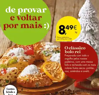 Pingo Doce O clássico bolo rei promoção
