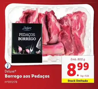 Lidl Deluxe Borrego aos Pedaços Emb. 800 g promoção