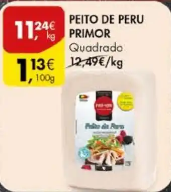 Pingo Doce PEITO DE PERU PRIMOR Quadrado 100g promoção