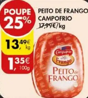 Pingo Doce PEITO DE FRANGO CAMPOFRIO KG promoção