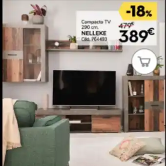 Conforama Compacto TV 290 cm. NELLEKE Cód, 764493 promoção