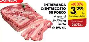 Pingo Doce ENTREMEADA C/ENTRECOSTO DE PORCO kg promoção
