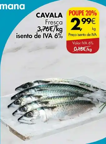 Pingo Doce CAVALA Fresca kg promoção