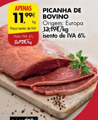 Pingo Doce PICANHA DE BOVINO kg promoção