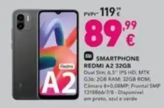 Radio Popular SMARTPHONE REDMI A2 32GB Dual Sim: 6.5" promoção