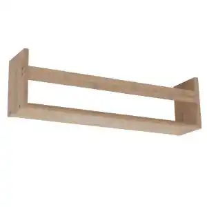 Estante modular de bambú con 1 nivel 50x10x14cm 7house
