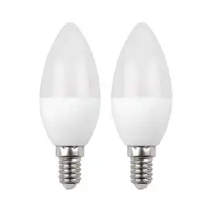 Brico Depôt Pack de 2 lâmpadas vela led e14 6w equi.40w 470lm 6000k promoção
