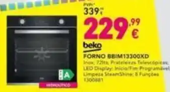 Radio Popular Beko FORNO BBIM13300XD promoção