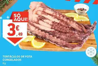 E.Leclerc TENTÁCULOS DE POTA CONGELADOS Kg promoção
