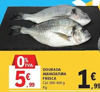 E.Leclerc DOURADA AQUACULTURA FRESCA Cal: 300-400g promoção