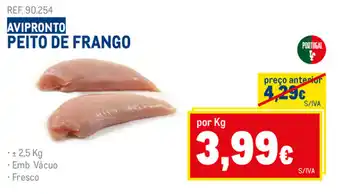 Makro Avipronto Peito de Frango 2,5kg promoção