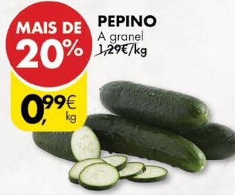 Pingo Doce Pepino promoção