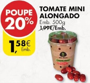 Pingo Doce Tomate Mini Alongado 500g promoção