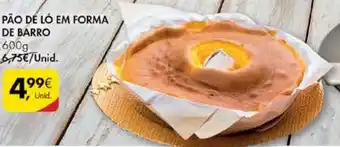 Pingo Doce Pão de 8 Ló em Forma de Barro 600g promoção