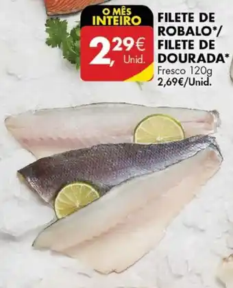 Pingo Doce Filete de Robalo/Filete de Dourada 120g promoção