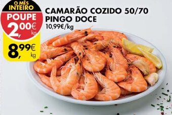 Camarão Cozido 50/70 Pingo Doce